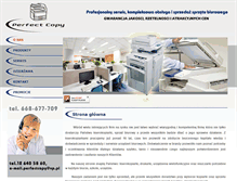 Tablet Screenshot of perfectcopy.pl